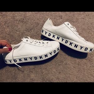 DKNY Leather Sneakers